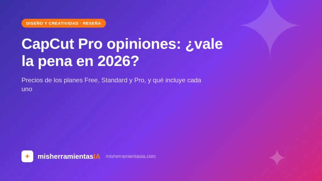 CapCut Pro opiniones 2026: precios y si vale la pena