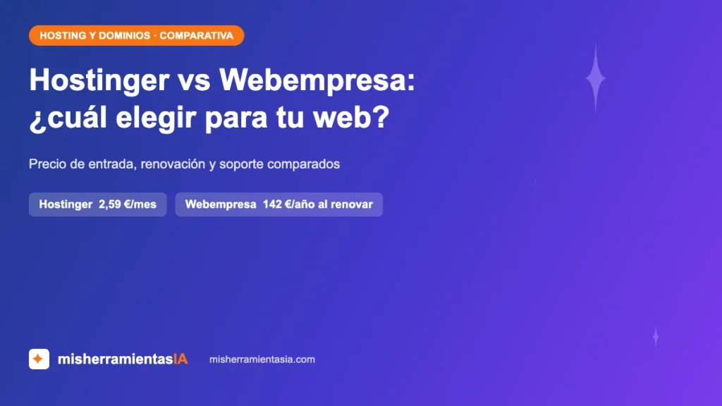 Hostinger vs Webempresa